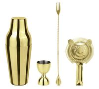 Set à cocktail Paderno Paris Gold, 4 pièces