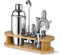 Set à cocktail Set shaker 12 pièces avec standard et tous les outils de bar essentiels - Cadeaux pour femmes et hommes - Amateurs de cocktails - Accessoires de bar professionnels