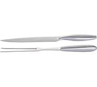 Set à découper robuste en acier inoxydable, 2 pièces pour le barbecue et les experts en viande