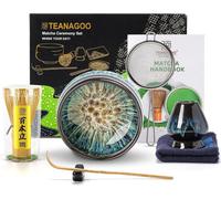 Set à thé matcha Bol en bambou Fouet Passoire Porte-balai durable N4 7 pièces