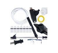 Rosfix Kit Sablage - Pièce de Rechange pour Nettoyeur Haute Pression Karcher K2-K7 | 7 Buses 160 Bar 10L/min | Injecteur avec Tuyau & Lunettes de Protection | Accessoires de Sablage Mouillé
