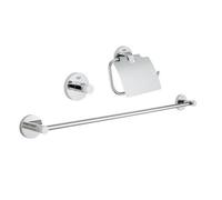 Grohe Essentials kit d'accessoires 3 en 1 StarLight Chrome 40775001