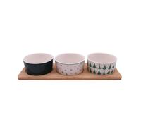 Set apéritif de Noël 4 pièces - Vert