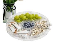 Set Apéritif Grands Bols De Service Polyvalents Conteneur À Collations | Snack Divisé Bol De Service Pour Légumes, Fruits, Collations, Biscuits, Desserts, Chips, Trempette, Bonbons