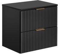 Set armoire Comad Adel Black ADEL BLACK 82-60-B-2S, plan de travail suspendu Comad Adel Black ADEL BLACK 89-60-B