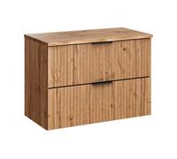 Set armoire Comad Adel Oak ADEL OAK 82-80-B-2S, plan de travail suspendu Comad Nature Wotan NATURE WOTAN 89-80-46 M