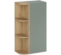 Set armoire Comad Aster Green ASTER GREEN 80-30-1D, étagère Comad Dalia Cashmere CREMONA UN 83-15-80 SM