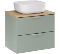 Set armoire Comad Aster Green ASTER GREEN 82-60-46-2S, lavabo Comad Smile UM-6252SMILE40DP, CREMONA 89-60-46 M