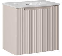 Set armoire Comad Nova Cashmere NOVA CASHMERE 82-60-2D, lavabo Comad Sky 3 SKY 3 60CM DP (E-8099-3-60)