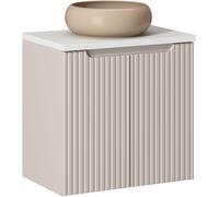 Set armoire Comad Nova Cashmere NOVA CASHMERE 82-60-2D, lavabo Comad Wiki UN-WIKI-MC, NOVA WHITE 89-60