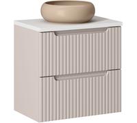 Set armoire Comad Nova Cashmere NOVA CASHMERE 82-60-2S, lavabo Comad Wiki UN-WIKI-MC, NOVA WHITE 89-60