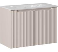 Set armoire Comad Nova Cashmere NOVA CASHMERE 82-80-2D, lavabo Comad Sky 3 SKY 3 80CM DP (E-8099-3-80)