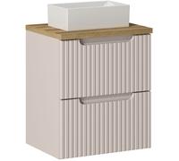 Set armoire Comad Nova Cashmere NOVACASHMERE 82-50-2S, lavabo Comad Gaja UN-GAJA35-SW 78570A(35), NOVA OAK A 89-50