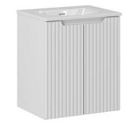 Set armoire Comad Nova White NOVA WHITE 82-50-2D, lavabo Comad Sky 3 SKY 3 50CM DP (E-8099-3-50)