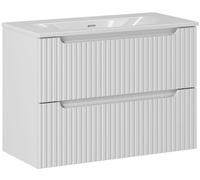 Set armoire Comad Nova White NOVA WHITE 82-80-2S, lavabo Comad Sky 3 SKY 3 80CM DP (E-8099-3-80)