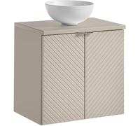 Set armoire Comad Viva Cashmere VIVA CASHMERE 82-60-2D, lavabo Comad Domi UN-DOMI-MW 78249MW, NOVA CASHMERE 89-60