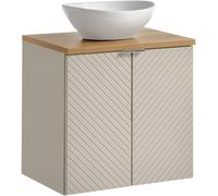 Set armoire Comad Viva Cashmere VIVA CASHMERE 82-60-2D, lavabo Comad Lola UN-LOLA-GW, NOVA OAK A 89-60