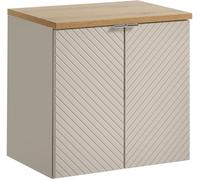 Set armoire Comad Viva Cashmere VIVA CASHMERE 82-60-2D, plan de travail Comad Nova Oak NOVA OAK A 89-60