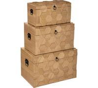 Set aus 3 koffern "arty" l47 53 60cm - Atmosphera créateur d'intérieur