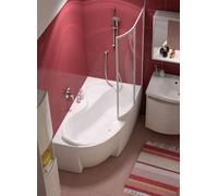 Set baignoire d’angle Ravak Rosa 95 C561000000, siphon de baignoire Viega Simplex 495121, GPX2240140