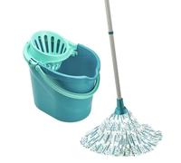 Set balai à franges + seau nettoyages des sols 56792/6