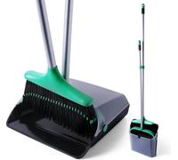 Set balai et pelle à poussière Eyliden à long manche - Set combiné efficace pour le nettoyage des sols