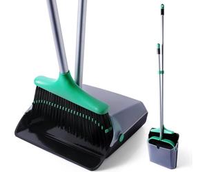 Set balai et pelle à poussière Eyliden à long manche - Set combiné efficace pour le nettoyage des sols