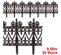 Set Bordure de jardin, rebord de jardin - Aspect laiton