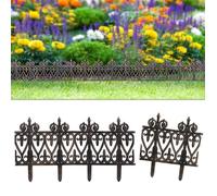 Set Bordure de jardin, rebord de jardin - Aspect laiton 2x 6 = 3,8m pelouse