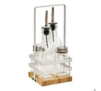5five - set bouteille huile/vinaigre et condiments balm transparent
