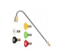 Set Buses de Pulvérisation 0°-60° + Lance U 1/4"" 34 cm - 250 Bar | Jet Précis | Pour Nettoyeur Haute Pression