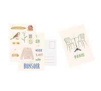 Set Cartes Postales Paris