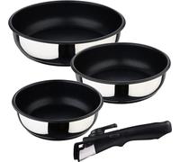 Set Casseroles Click & Cook Empilable & Poignée Amovible - Bergner