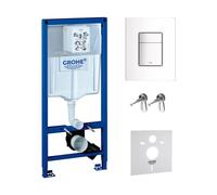 Set châssis encastré Grohe Rapid SL 38539001, bouton de chasse d'eau Grohe Skate 38732SH0