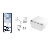 Set châssis encastré Grohe Rapid SL 38827000, cuvette de WC Oltens Vernal 42502000, 45103000