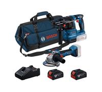 Combi kit 2 outils 18 V GWS + GBH + 2 x 4,0 Ah + GAL Professional - BOSCH - 0615V0003C