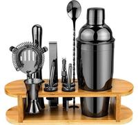 Set complet de 12 pièces pour cocktails, avec tous les accessoires nécessaires, une idée cadeau idéale pour les amateurs de cocktails et les propriétaires de bars.