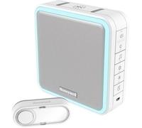 Honeywell Kit de carillon sans fil DC915S avec halo lumineux 200 m Blanc