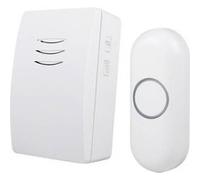 Byron Kit de carillon sans fil DBY-21131 DB131 – 100 m – Blanc – Set complet