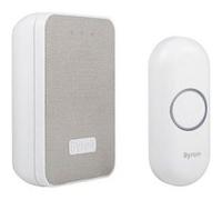 Byron Kit de sonnette sans fil DBY-22321 – Portée 150 m – Gris/Blanc