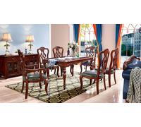 Set complet table à manger + 6 chaises salle à manger ensemble de table en bois tables 7pcs