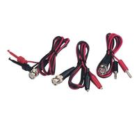 VOLTCRAFT Set de cordons de mesure BNC 0.80 m noir, rouge