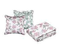 Set couvre lit boutis Atamie et 2 taies taille 260 x 240 cm