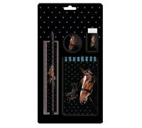 Set crayon , gomme , Taille crayon , regle et calepin Au galop , cheval