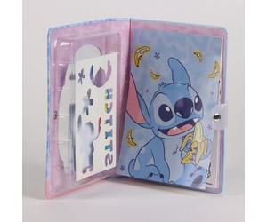 Set créatif - Stitch Disney - Carnet de coloriage - Stickers - Tampon et feutres