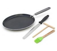 Set Crêpière Chandeleur ELO Ducato Ø 26 cm, 3 Ustensiles, Revêtement Antiadhésif ELODUR Select sans , Tous Feux dont Induction