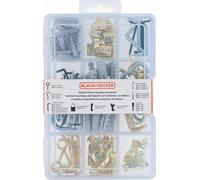 Set Crochets & Photos Black+decker Kit Complet De Fixations Murales 198 Pièces - Black+decker