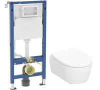 Set cuvette de WC Geberit iCon 503.232.00.1, châssis encastré Geberit Duofix 111.170.00.2