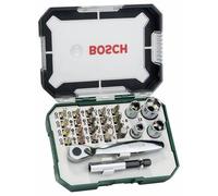 Set d’embouts de vissage + cliquet BOSCH 26 pièces - 2607017322