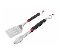 Set d’ustensiles de barbecue Weber Premium 2 pièces en acier inoxydable